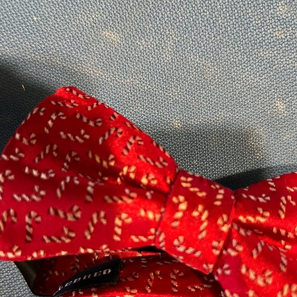 7 Preppy Bow Ties silk, Bloomingdale’s, Ralph Lauren, Cremiux, Calvin Klein - Picture 3 of 5